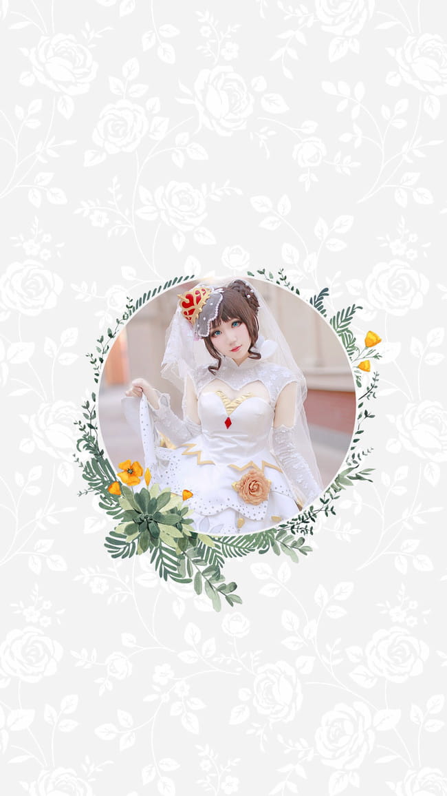 王者荣耀 小乔·纯白花嫁 COS