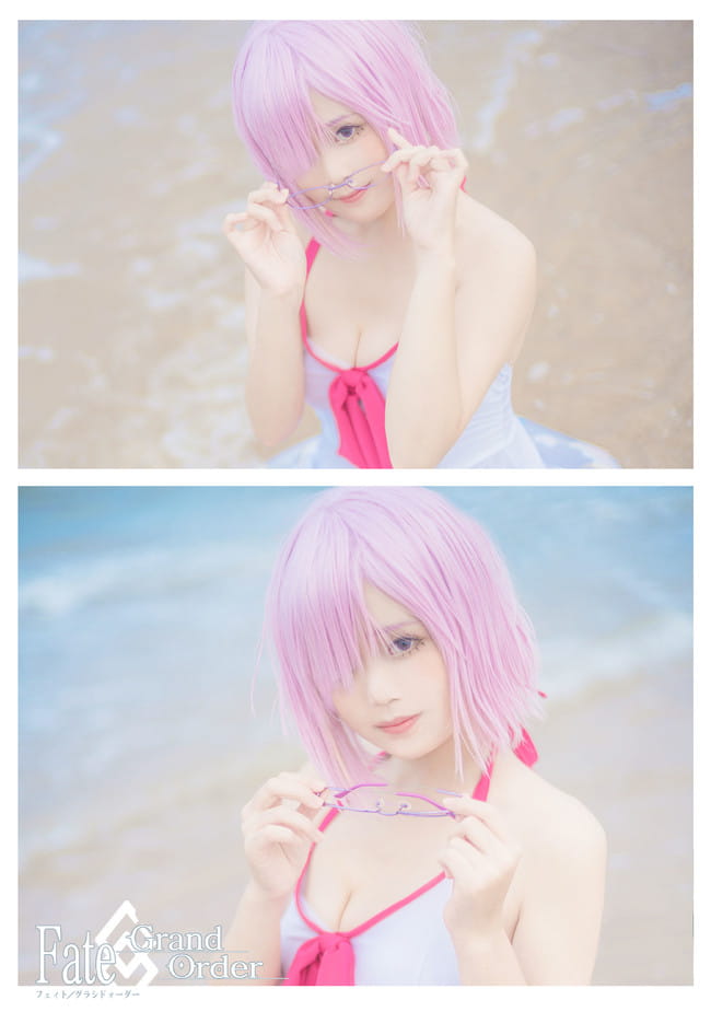 FGO 玛修·基列莱特 夏日便服&水着 COS 福利美图