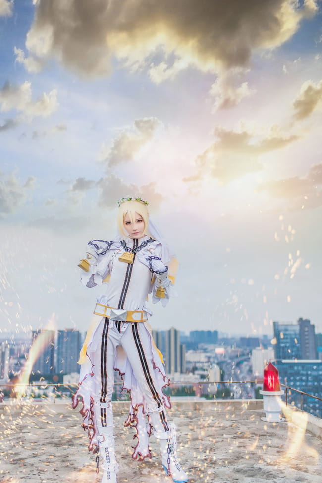 Fate/Extra 纯白花嫁 尼禄·克劳狄乌斯 COS 樱井咲 福利美图