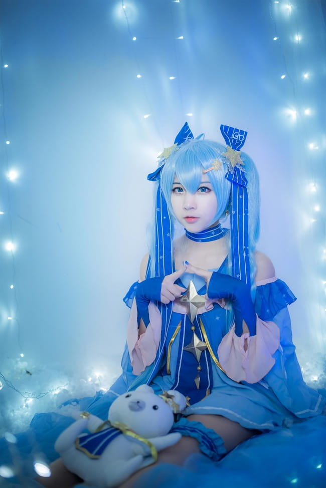 VOCALOID 星座的公主·雪初音 COS 福利美图