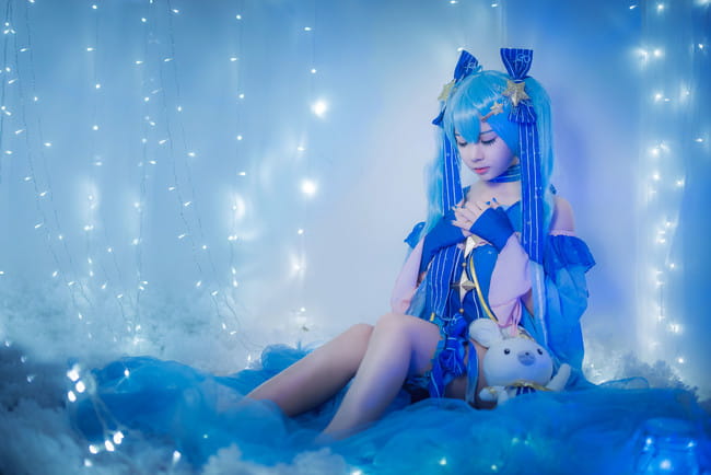 VOCALOID 星座的公主·雪初音 COS 福利美图