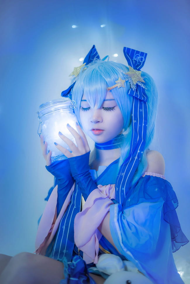 VOCALOID 星座的公主·雪初音 COS 福利美图