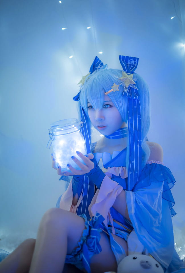 VOCALOID 星座的公主·雪初音 COS 福利美图