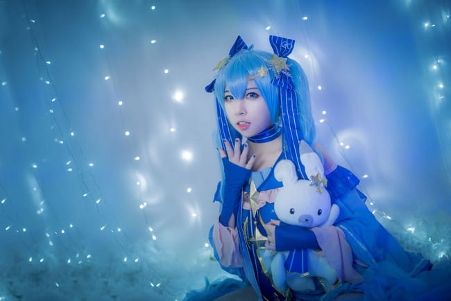 VOCALOID 星座的公主·雪初音 COS 福利美图