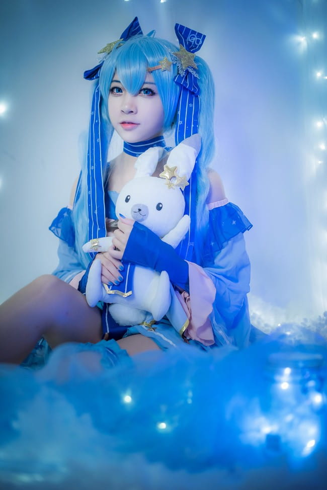 VOCALOID 星座的公主·雪初音 COS 福利美图