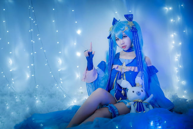 VOCALOID 星座的公主·雪初音 COS 福利美图