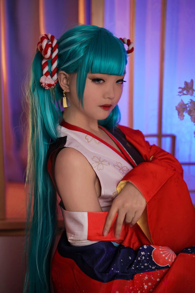 初音·百火缭乱 武士风COS