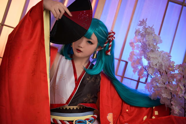 初音·百火缭乱 武士风COS