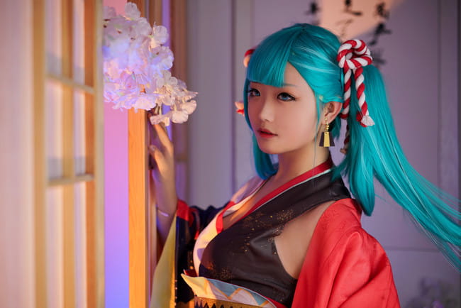 初音·百火缭乱 武士风COS