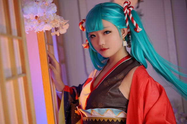 初音·百火缭乱 武士风COS