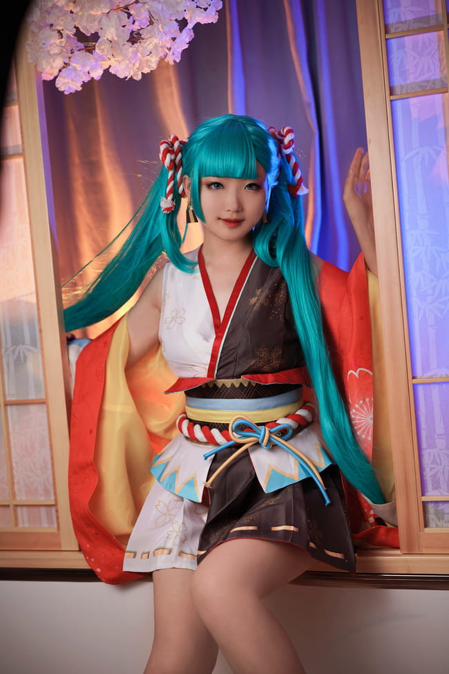 初音·百火缭乱 武士风COS