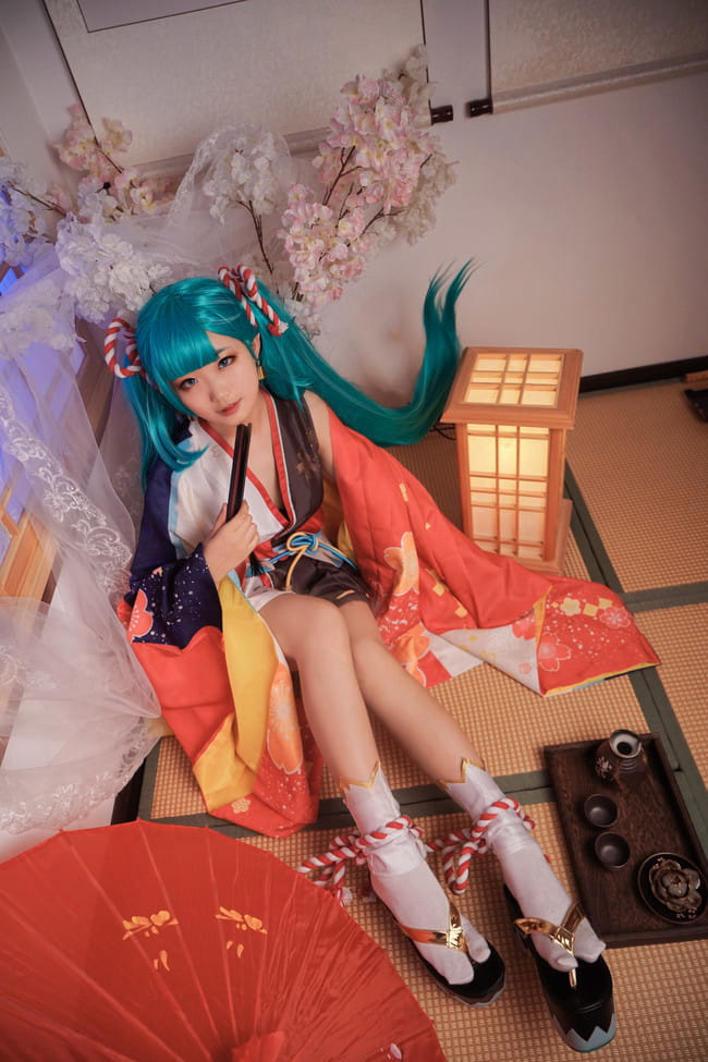 初音·百火缭乱 武士风COS