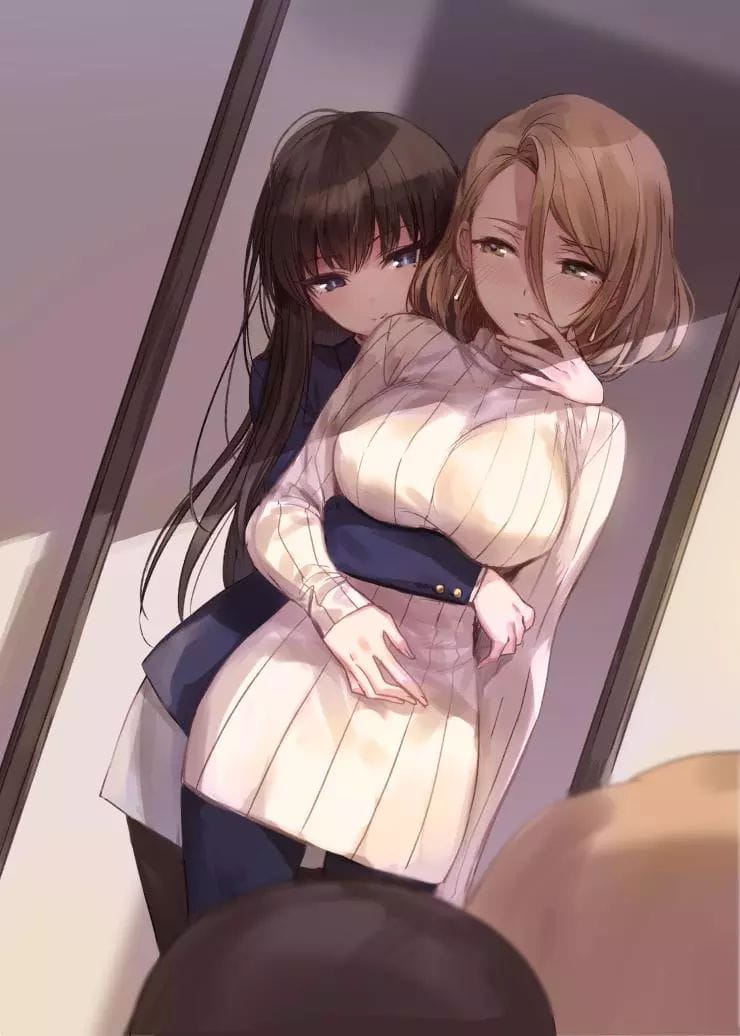 动漫百合图,百合本子,动漫美少女壁纸