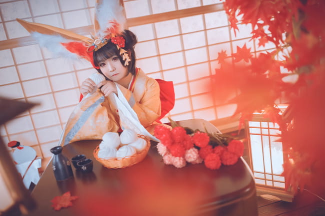 稚兔童心,cosplay图片,阴阳师山兔cos