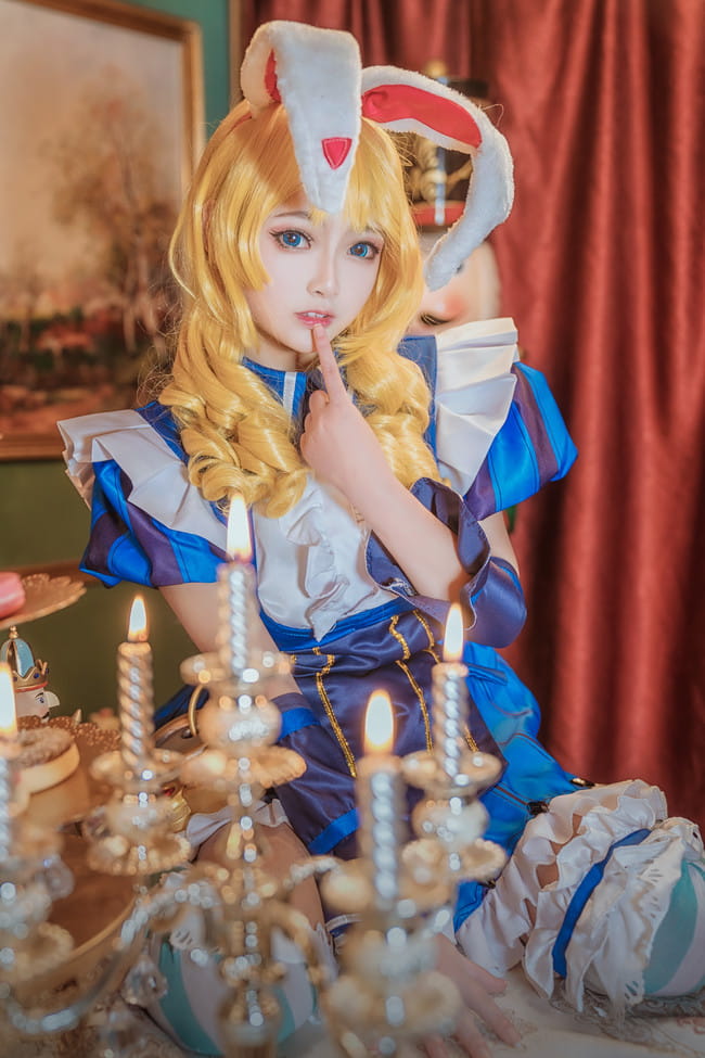 王者荣耀,妲己爱丽丝,cosplay图片,