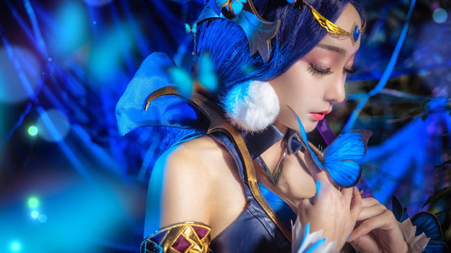 王者荣耀,仲夏夜之梦貂蝉,cosplay图片,王者荣耀cos