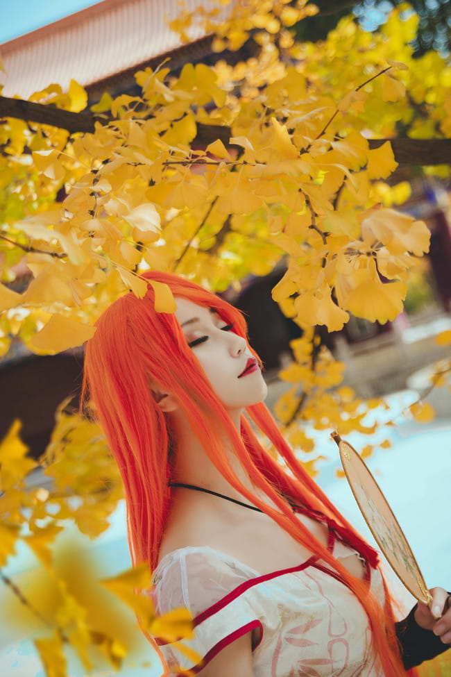 王者荣耀cosplay,李白转性cosplay,菊子limi