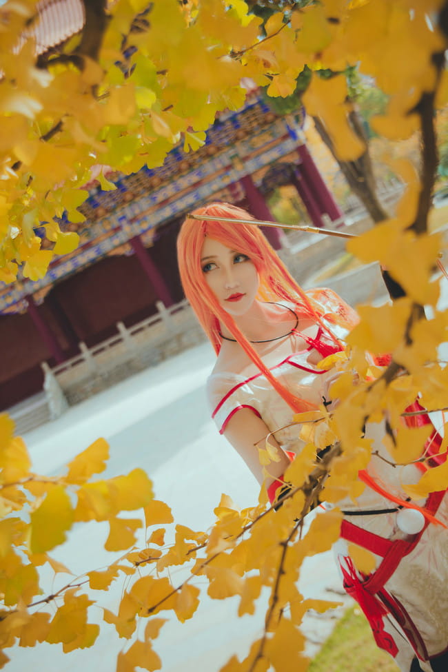 王者荣耀cosplay,李白转性cosplay,菊子limi