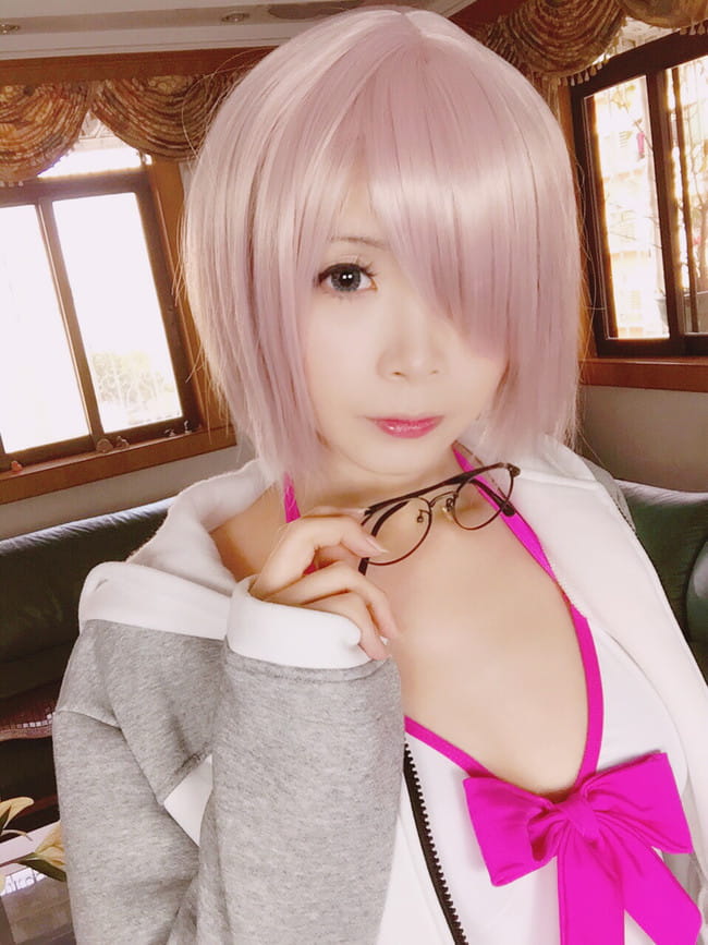 fgo,玛修泳装,cosplay