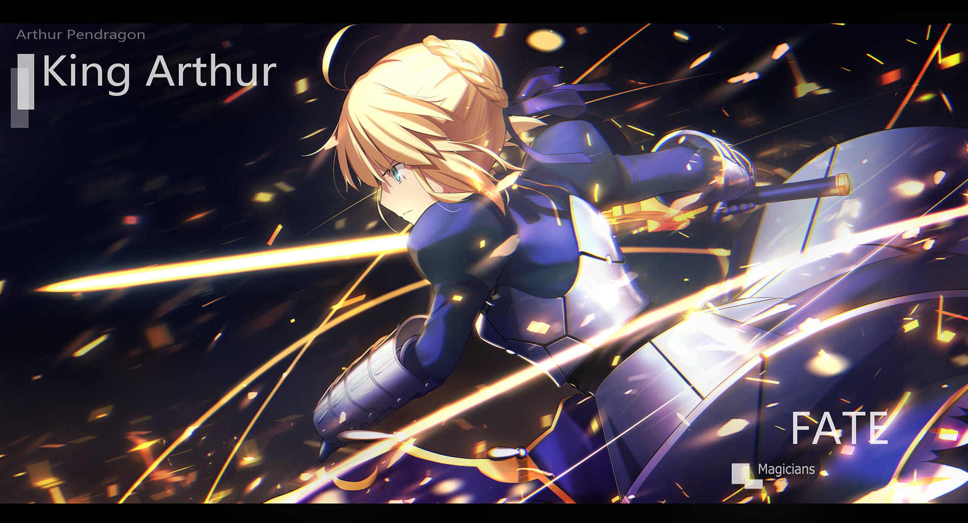 Fate Zero,saber,安卓手机主题