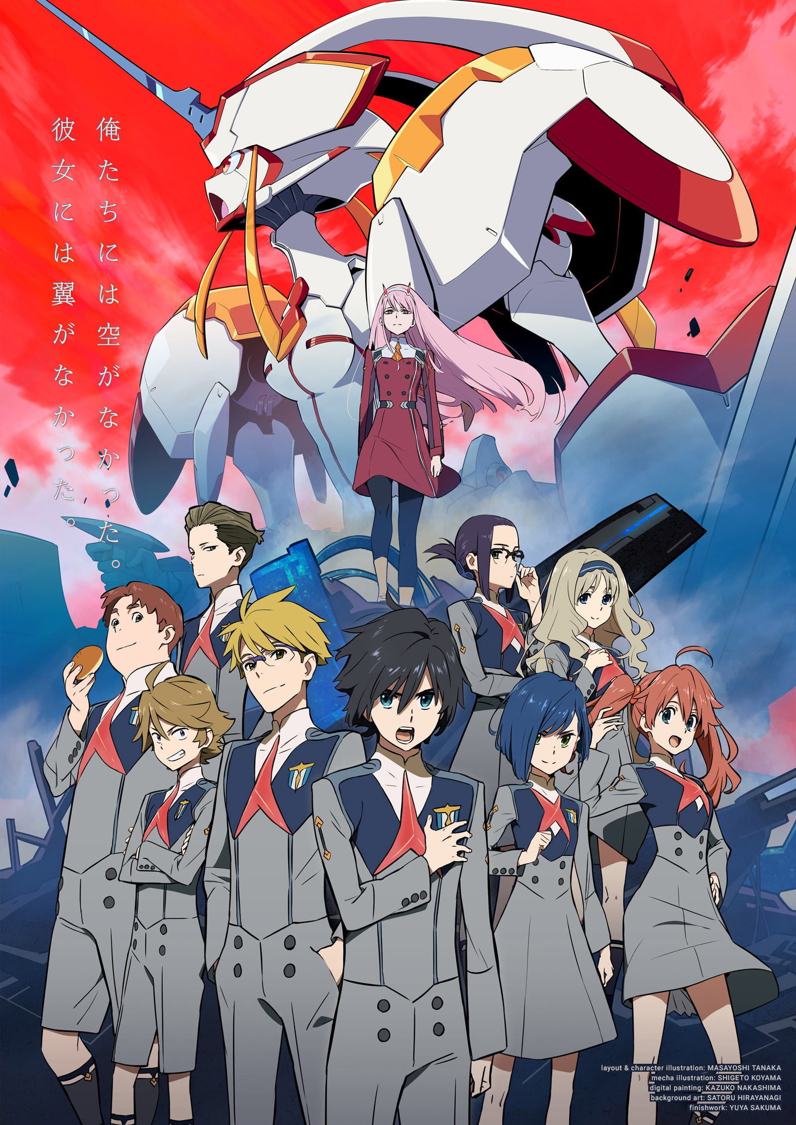 Darling in the FranXX,矢吹健太朗新,一月新番