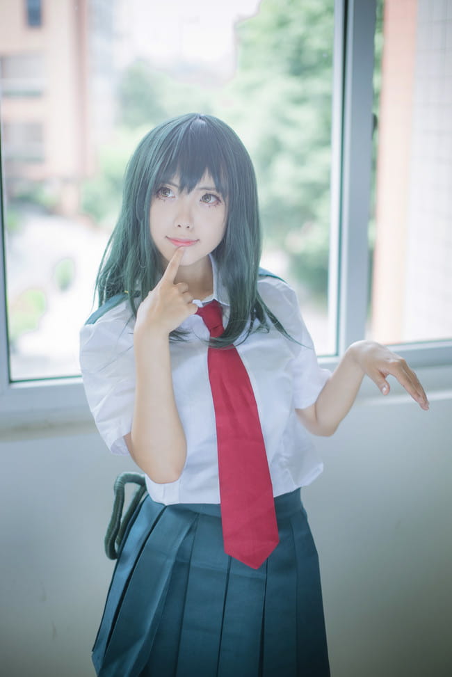 我的英雄学院,蛙吹梅雨cosplay,舳舻千米