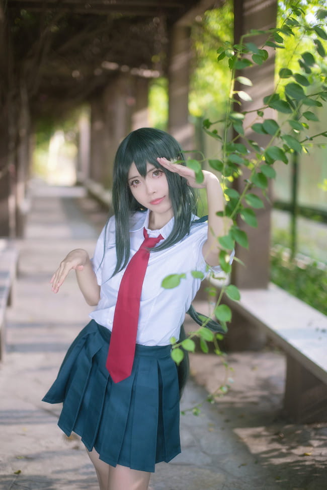 我的英雄学院,蛙吹梅雨cosplay,舳舻千米