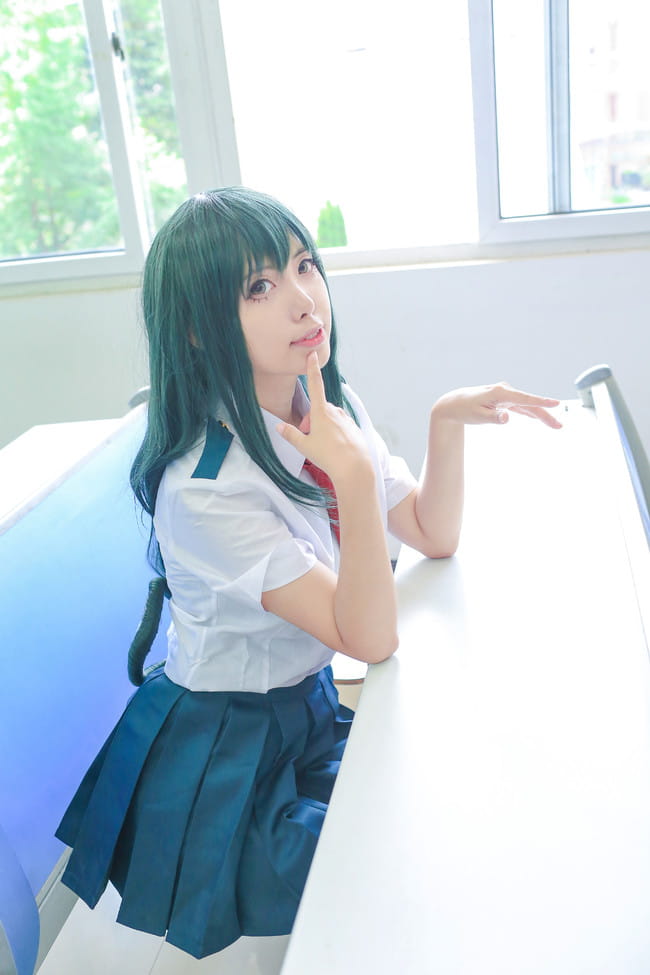 我的英雄学院,蛙吹梅雨cosplay,舳舻千米