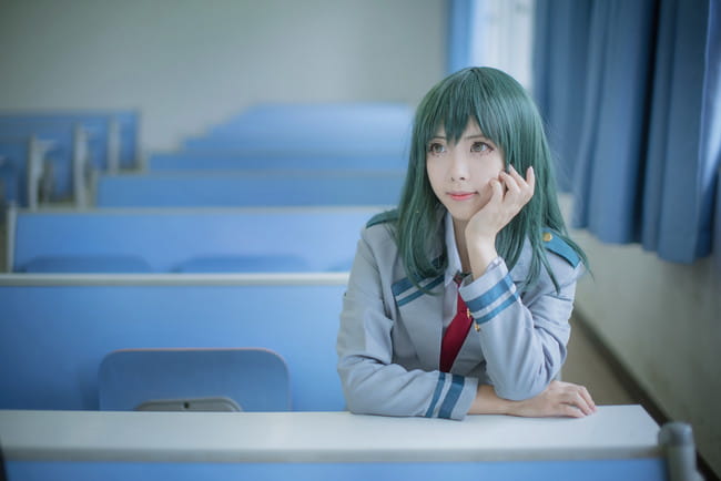 我的英雄学院,蛙吹梅雨cosplay,舳舻千米