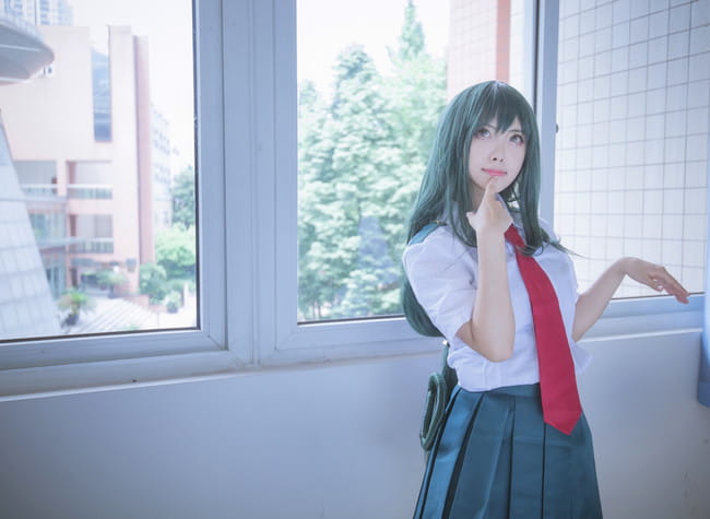 我的英雄学院,蛙吹梅雨cosplay,舳舻千米