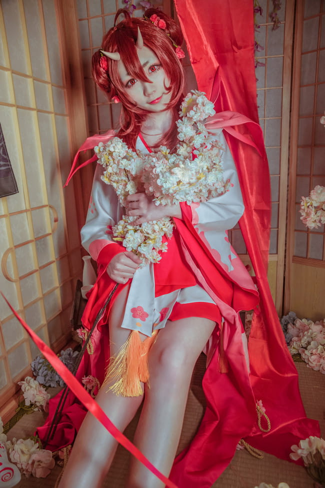 阴阳师cosplay,桃花妖cosplay,樱-Sakura