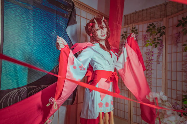 阴阳师cosplay,桃花妖cosplay,樱-Sakura