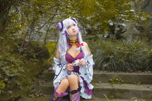 料理次元cosplay, 黑米饭cosplay,w猫猫子w