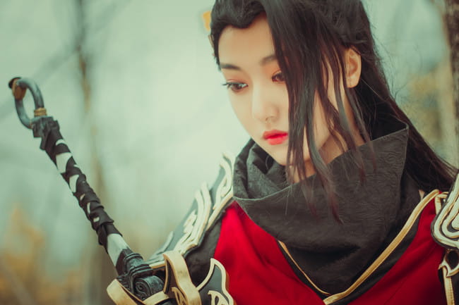 天涯明月刀ol,神刀cosplay,D辛_