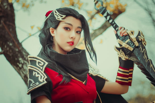 天涯明月刀ol,神刀cosplay,D辛_