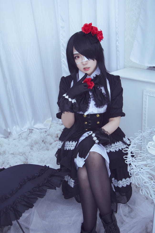 约会大作战cosplay,狂三cos, 一色_Sena