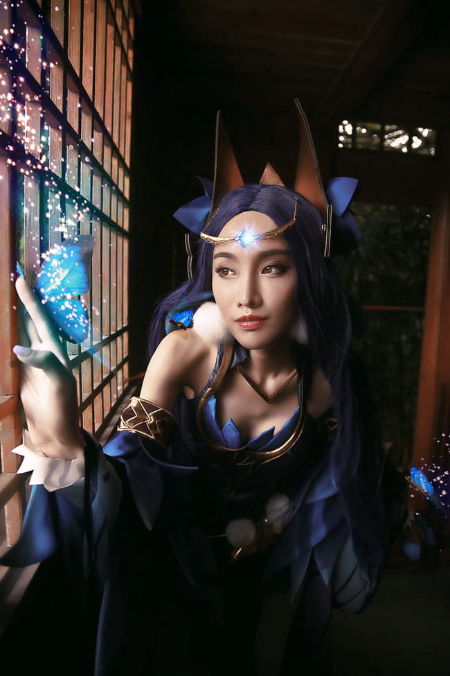 王者荣耀,仲夏夜之梦貂蝉,荡秋千,cosplay图片