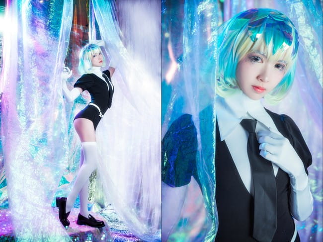 宝石之国cosplay,钻石cosplay,鳗鱼霏儿