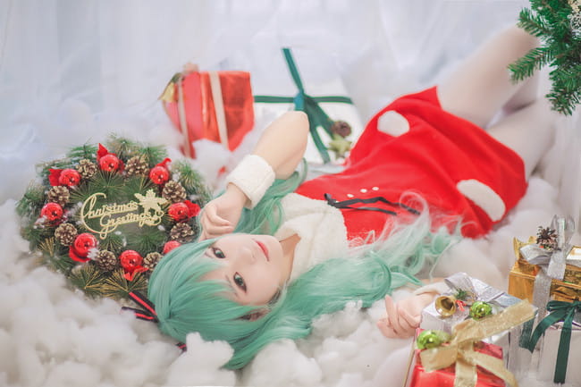 VOCALOID,圣诞初音未来,cosplay