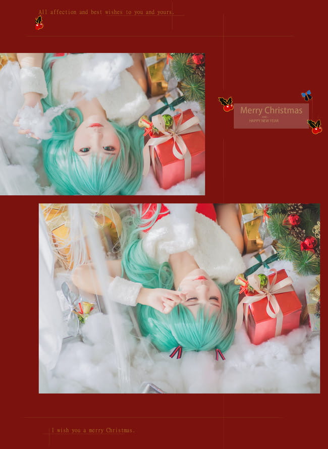 VOCALOID,圣诞初音未来,cosplay