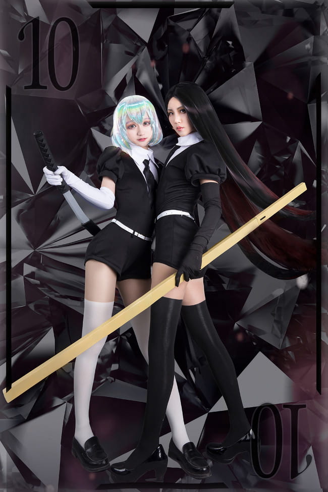 宝石之国cosplay,钻石cos,钻石组cos,cosplay图片