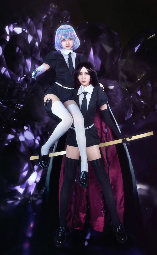 宝石之国cosplay,钻石cos,钻石组cos,cosplay图片