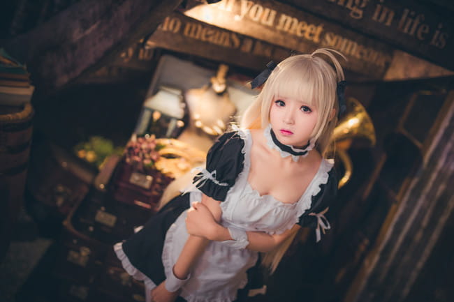 缘之空,穹妹女仆,cosplay