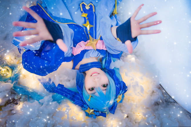 初音未来,星与雪的公主,cosplay