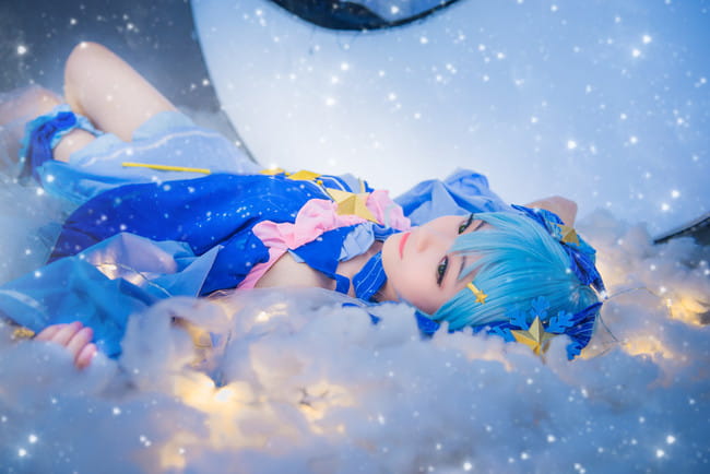 初音未来,星与雪的公主,cosplay