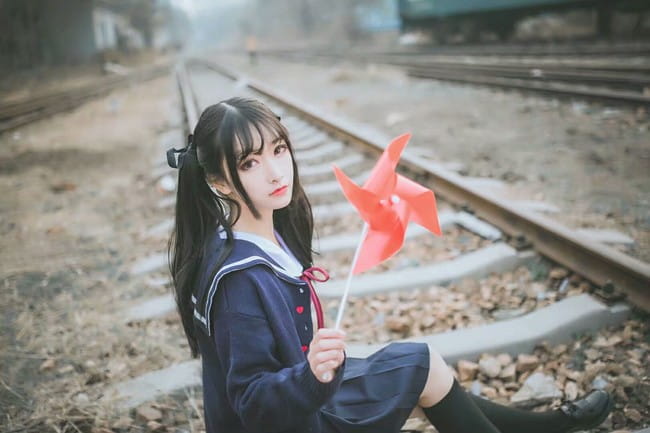 日系,JK,双马尾妹子,cosplay