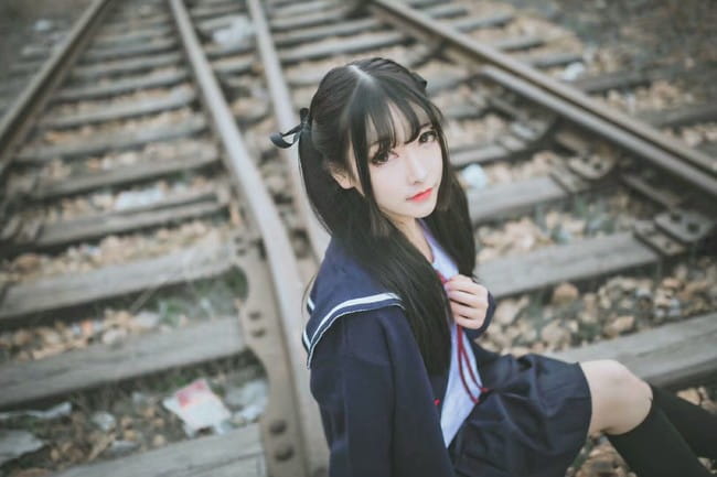 日系,JK,双马尾妹子,cosplay