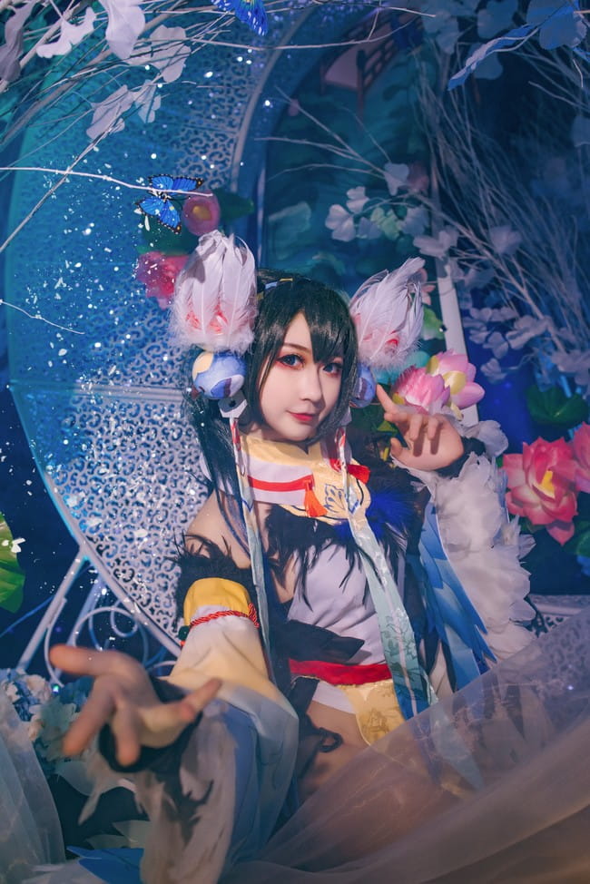 阴阳师,闲池荷香,cosplay