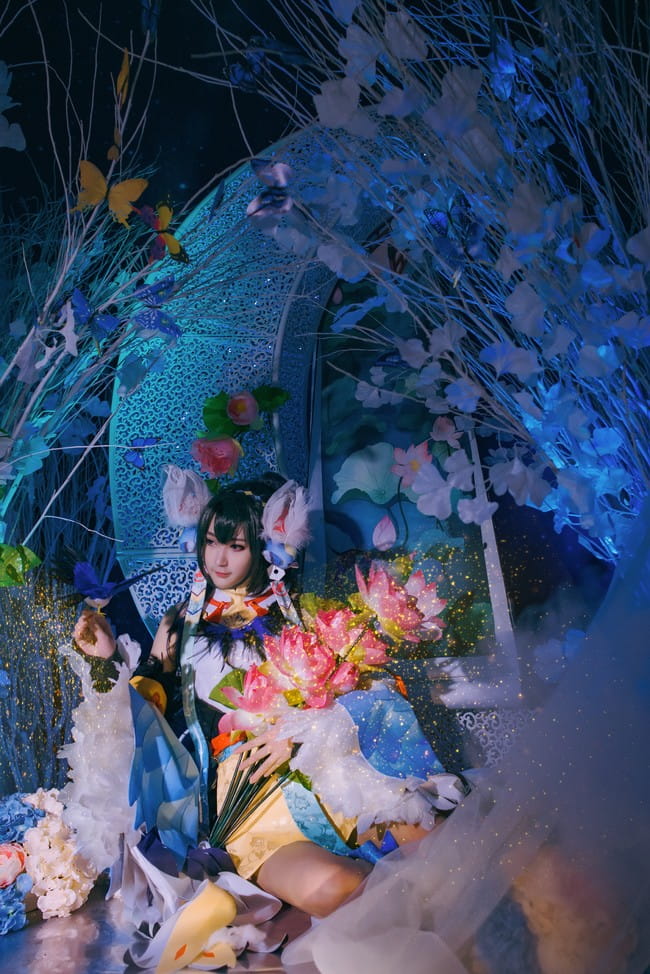 阴阳师,闲池荷香,cosplay