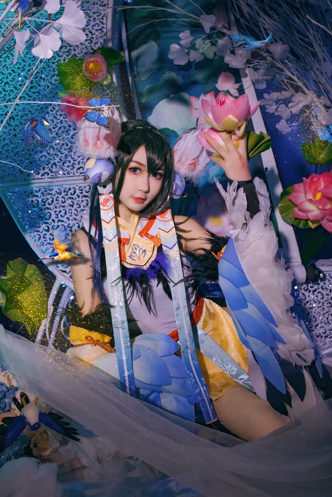 阴阳师,闲池荷香,cosplay